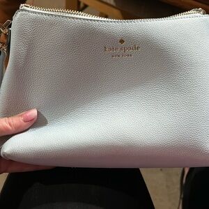 Kate Spade crossbody Robin egg blue in great condition.  Barely used.